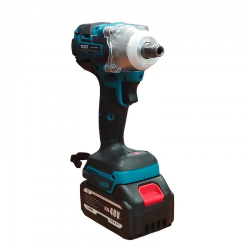 Гайковерт аккумуляторный безщеточный 2 АКБ (48V, 4AH) + набор инструментов в кейсе