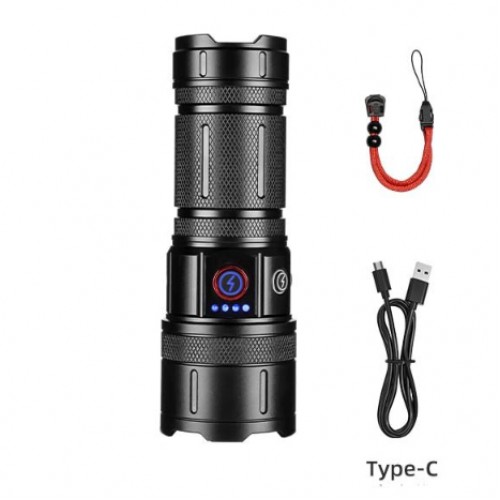 Фонарь COBA CB-B53-TG, АКБ 38650, Рower bank, индикация заряда, ЗУ Type-C, zoom