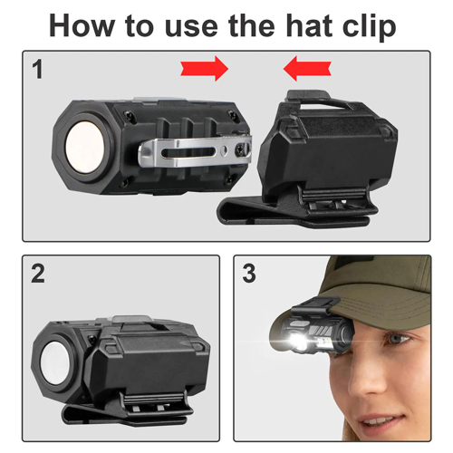 Фонарь налобный аккумуляторный T131-XPE+3SMD (Red+Green+Blue+UV), ЗУ Type C, с датчиком движения фонарик