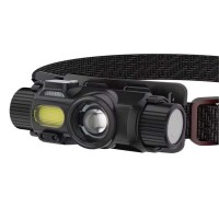 Фонарь налобный YY-16-XPE+COB, датчик движения, ЗУ Type-C фонарик