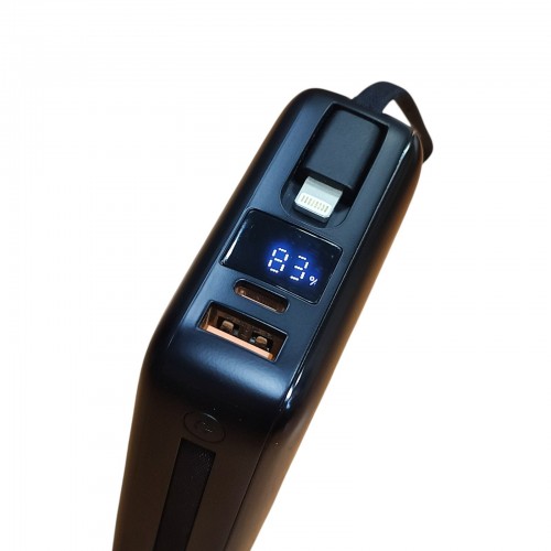 Внешний аккумулятор Power bank LENYES PX270D 20000 mAh, PD22,5W + быстрая зарядка батарея зарядка Черный