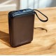 Внешний аккумулятор Power bank LENYES PX270D 20000 mAh, PD22,5W + быстрая зарядка батарея зарядка Черный