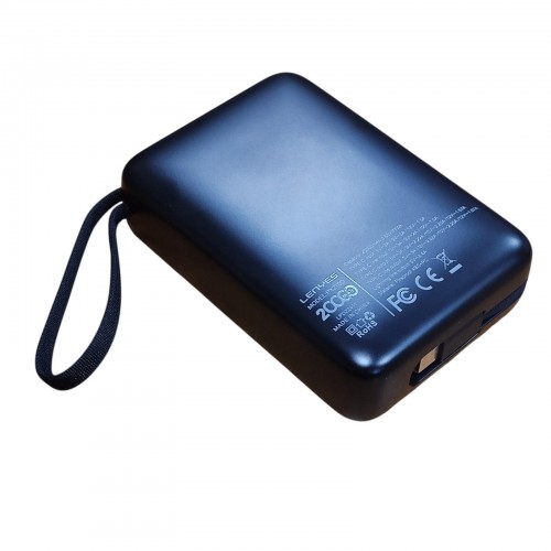 Внешний аккумулятор Power bank LENYES PX270D 20000 mAh, PD22,5W + быстрая зарядка батарея зарядка Черный