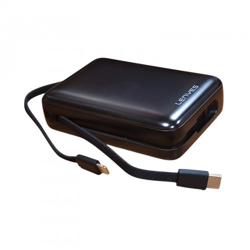 Внешний аккумулятор Power bank LENYES PX270D 20000 mAh, PD22,5W + быстрая зарядка батарея зарядка Черный