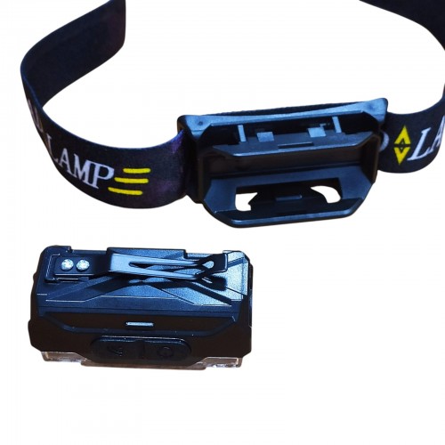 Аккумуляторный налобный фонарь с датчиком движения YY-19C (есть красный свет)