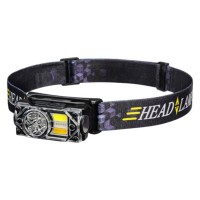 Аккумуляторный налобный фонарь с датчиком движения YY-19B (есть красный свет)