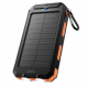 Внешний аккумулятор Power Bank HOCO J164 Platinum Solar 8000mAh 10W, с солнечной панелью и LED фонариком