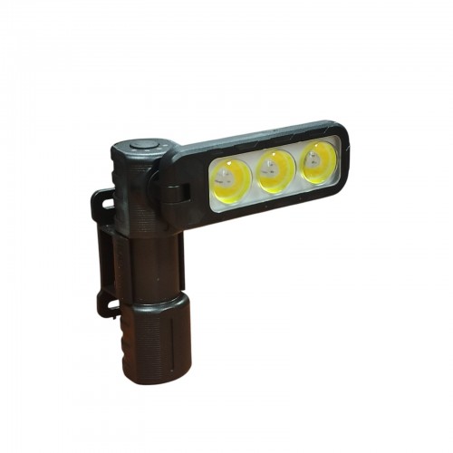 Аккумуляторный складной налобный фонарь AR-704 (есть красный свет) фонарик