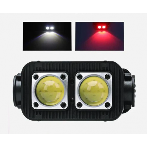 Аккумуляторный налобный фонарь с датчиком движения X-Balog K372 (есть красный свет) фонарик