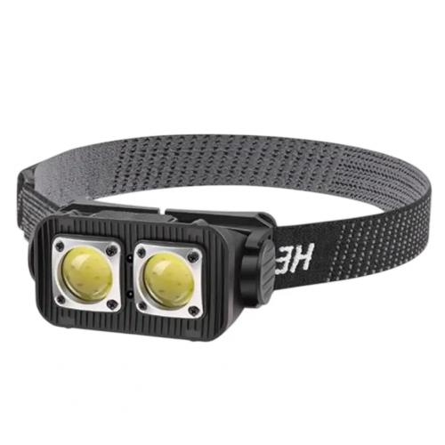 Аккумуляторный налобный фонарь с датчиком движения X-Balog K372 (есть красный свет) фонарик