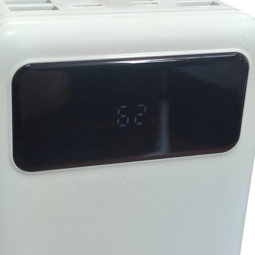 Power bank ENERX 40000mAh PD22,5W + быстрая зарядка батарея зарядка 4 встроенных кабеля Белый