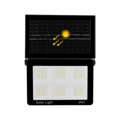 Настенный уличный светильник COBA CB-GK180-96 с солнечной панелью 96 диодов 200Вт