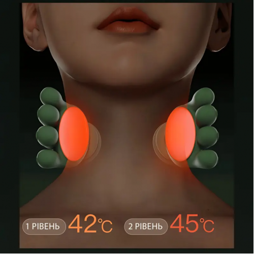 Электрический аккумуляторный массажер для шеи и плеч Shoulders Neck с подогревом 