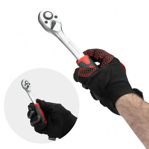 Набор инструментов 1/2" & 1/4" 111ед, IMPACT Cr-V головки удлиненные 15,17,19,21,22 INTERTOOL ET-9111