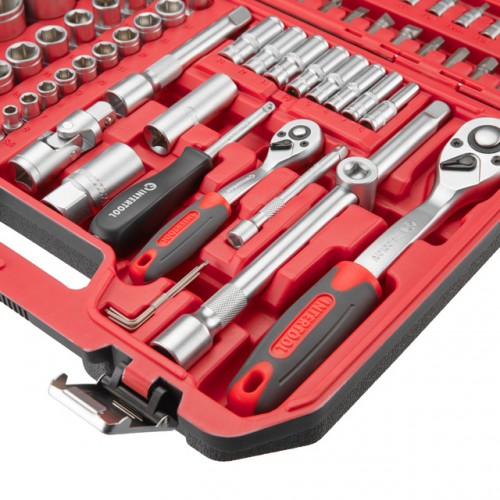 Набор инструментов 1/2" & 1/4" 110 ед. INTERTOOL ET-9108
