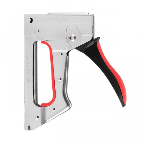 Степлер строительный под скобу 11,3×0,7×4-10 мм, металлический корпус, STORM INTERTOOL RT-0121