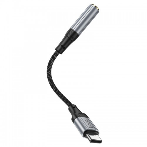 Адаптер HOCO LS36 переходник Type C to 3.5mm, длина кабеля 12 см
