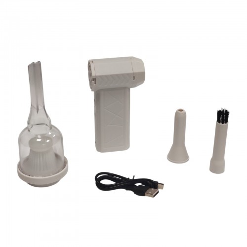 Воздуходувка Violent Fan аккумуляторная ручная мини ветродуйка для авто с подсветкой Jet Fan