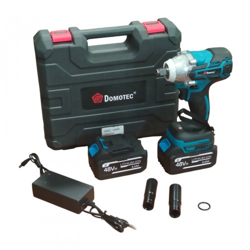 Гайковерт аккумуляторный безщеточный Domotec 2 АКБ 48V, 6AH в кейсе