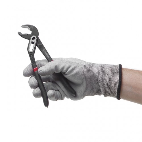 Клещи сантехнические 180 мм, кованое железо 40CrV, поливные двухслойные рукоятки, STORM INTERTOOL NT-0160