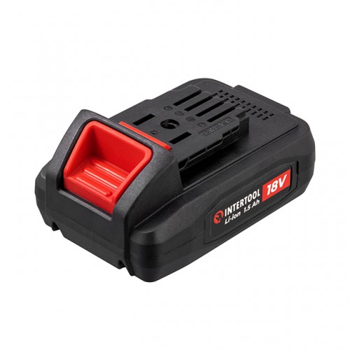 Дрель шуруповерт аккумуляторный 18 В, 30 Nm, 0-350/0-1300 об/мин.,1.5 Ач INTERTOOL DT-0315