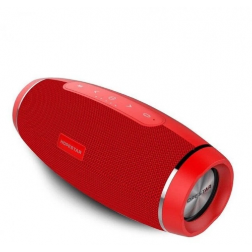 Портативная беспроводная Bluetooth колонка Hopestar H27 / 10W, Bluetooth, TWS, FM, MP3, AUX, Mic Красная
