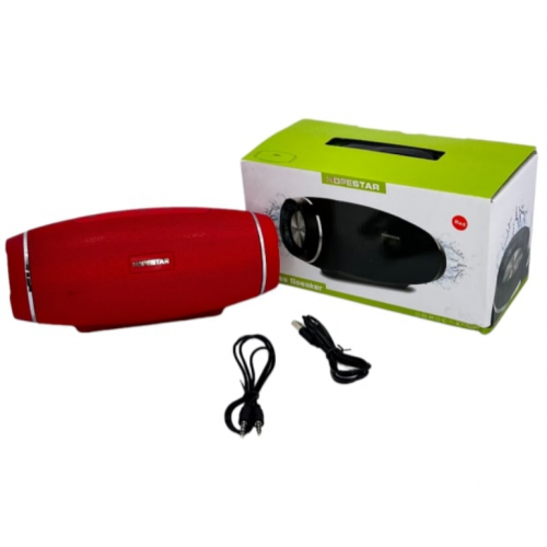Портативная беспроводная Bluetooth колонка Hopestar H27 / 10W, Bluetooth, TWS, FM, MP3, AUX, Mic Красная
