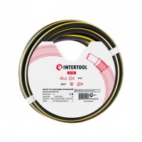Шланг для воды 4-х слойный 1/2", 10м, армированный, PVC INTERTOOL GE-4101