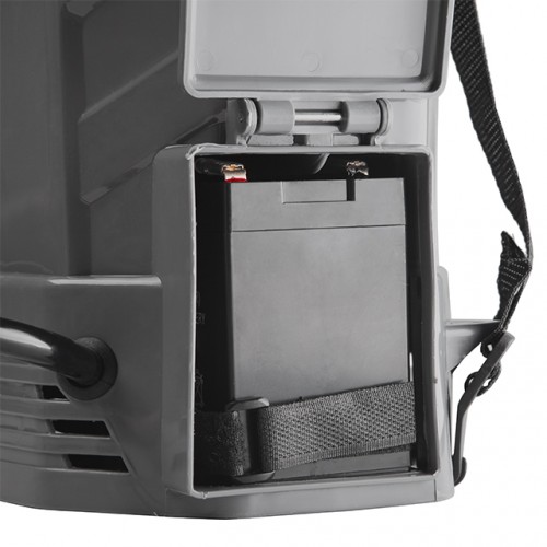 Опрыскиватель аккумуляторный ранцевой 12 л, 3.1 л/мин, батарея 12 В/8 Аг INTERTOOL DT-9012