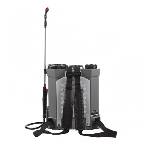 Опрыскиватель аккумуляторный ранцевой 12 л, 3.1 л/мин, батарея 12 В/8 Аг INTERTOOL DT-9012