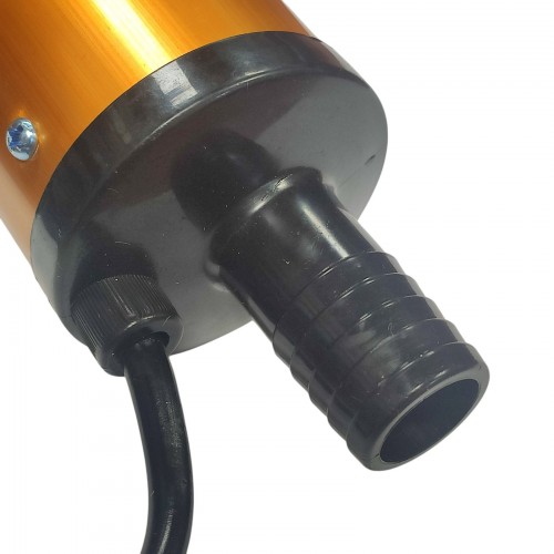 Насос электрический для перекачки дизельного топлива 12V Матовый с крокодилами