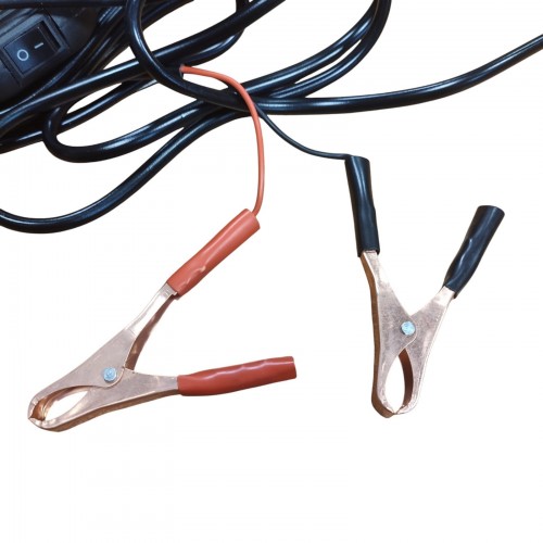 Насос электрический для перекачки дизельного топлива 12V Матовый с крокодилами