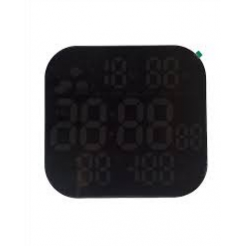 Электронные часы настенные от USB, DS-3828L с термометром и гигрометром