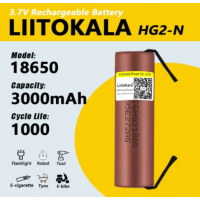 Аккумулятор высокоточный 18650, LiitoKala HG2-N, 3000mah, с контактами под пайку, ОРИГИНАЛ