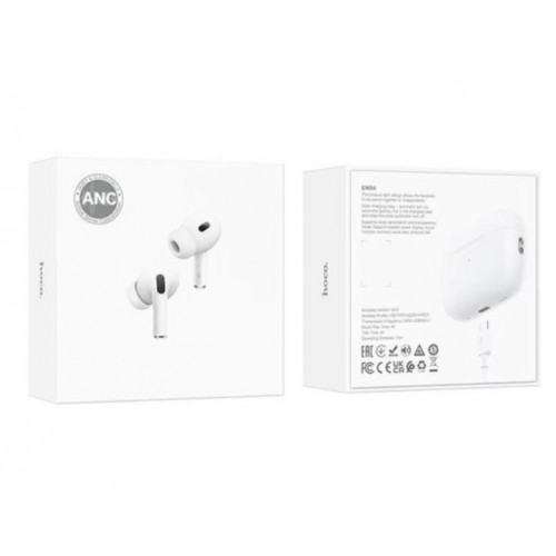 Беспроводные вакуумные наушники в кейсе HOCO EW94 300mAh, BT V6.0 Белый