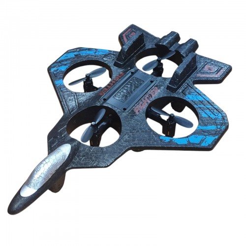 Радиоуправляемый самолет истребитель на пульте управления H36 4 пропеллера