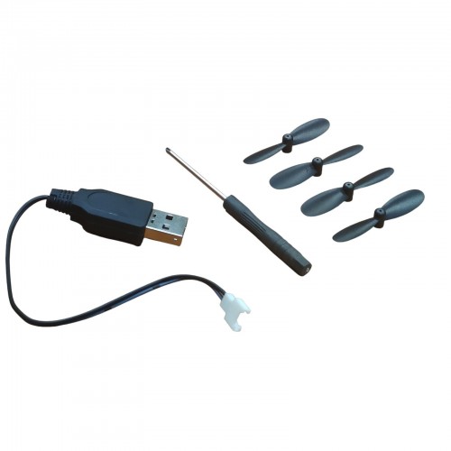 Радиоуправляемый самолет истребитель на пульте управления H36 4 пропеллера