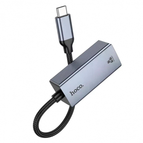 Сетевой адаптер HOCO UA37 Type-C Ethernet Adapter (1000 Mbps)