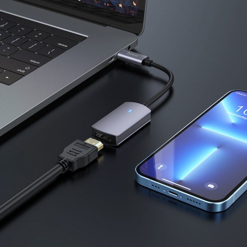 Конвертер HOCO UA20 Presage Type-C на HDMI / Адаптер-переходник