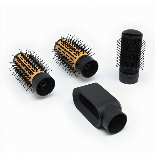 Фен-щетка 4в1 для укладки волос с ионизацией и вращающимися насадками VGR V-495