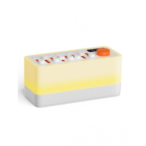 Генератор белого шума со звуками природы аккумуляторный 3в1+bluetooth колонка+rgb ночник S660Pro