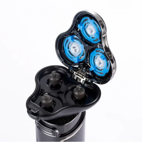 Аккумуляторная электробритва 3в1, 5 Вт, 600 мАч, RAF R.11203 / Беспроводной триммер с дисплеем