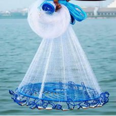 Кастинговая сетка для рыбака, Нейлоновая леска, балансировочные грузила