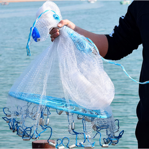 Кастинговая сетка для рыбака, Нейлоновая леска, балансировочные грузила