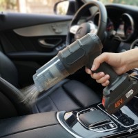 Автомобильный аккумуляторный пылесос Dust collector 1 аккумулятор Maxtop 9997 Черный