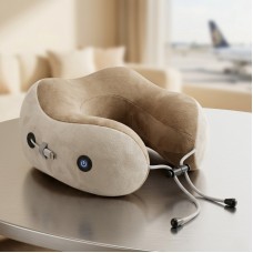 Массажная подушка для шеи U-shaped Massage pillow портативный массажер, вибромассажер на аккумуляторе