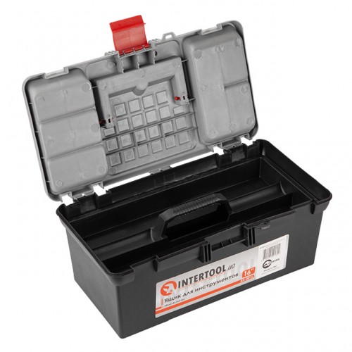 Ящик для инструмента 16" 396 X 216 X 164 мм INTERTOOL BX-0016
