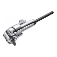 Угловой адаптер для отверточных насадок, 1/4", Cr-V INTERTOOL VT-0106