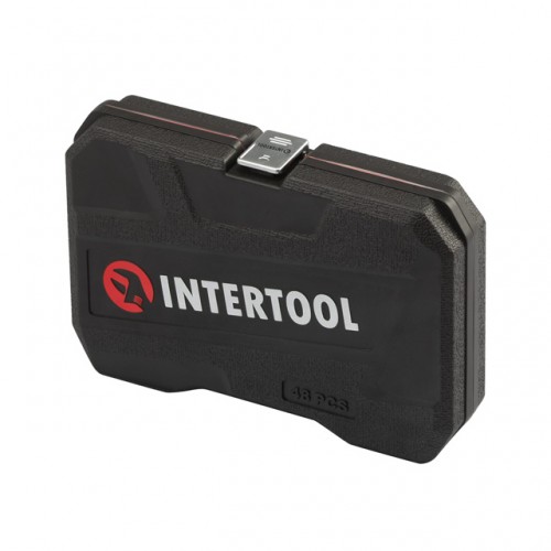 Набор инструментов 1/4" 48ед INTERTOOL ET-9048 В кейсе