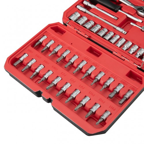 Набор инструментов 1/4" 48ед INTERTOOL ET-9048 В кейсе